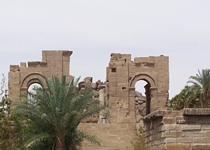 Diocletian Gate on the island of Agilka, recovered by