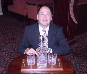 Nick Smith and his MW decanter set