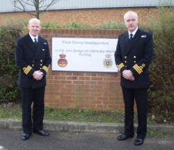 MCDOA Chairman & SofD Chris Ameye with CO FDS Bernie Thompson