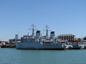 Cottesmore and Dulverton lying derelict in Haslar Creek