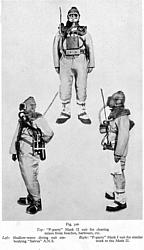 Diving suits used by 'P' Parties