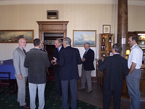 Falklands veterans assemble in the bar