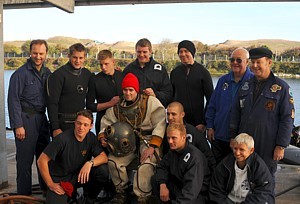 HDS members with CD Course at Horsea Island