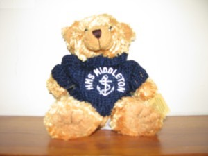My HMS Middleton teddy bear mascot