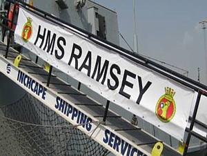 HMS Ramsey in Bahrain