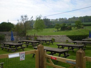 Hare & Hounds Beer Garden (Beware the Jack Russell!)