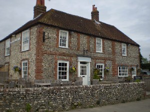 Exterior of Hare & Hounds at Stoughton