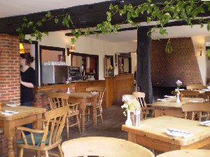 Interior of Hare & Hounds at Stoughton