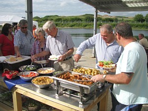 Hog Roast at Horsea Island barbecue 2009