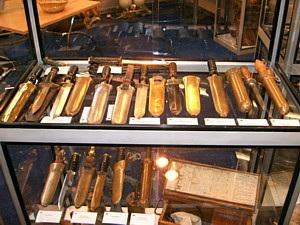 John Wilkins' diving knife collection 