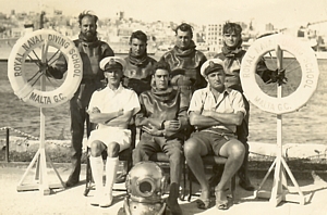 Shallow Water Diving Course - Malta 1956