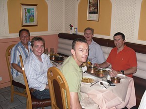 MCDOA get together in Shrivenham July 2009 - Clockwise from front: Mike Oborn, Don Crosbie, Martin Mackie, Pete Greenwood and Jim Nisbet.