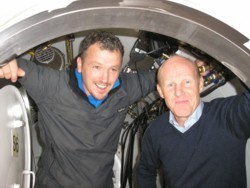 John Burden (Rolls Royce) with Chris Ameye (SofD)