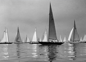 Windfall yacht See Otter at Kiel Regatta in 1936