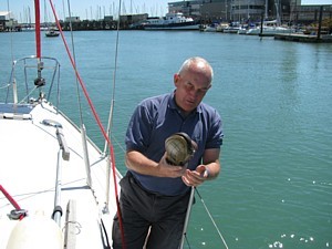 Shoe overboard recovery exercise