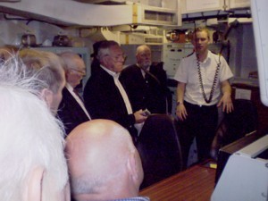 Cattistock's Operations Room containing NAUTIS 3 and Sonar 2193 Consoles